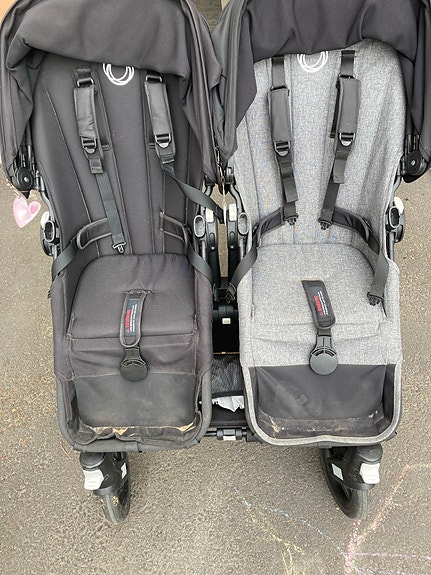 Bugaboo donkey duo 3 tuplarattaat musta/harmaa