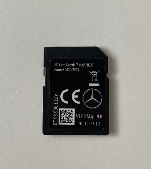 Mercedes-Benz SD-kortti Garmin Map Pilot Eurooppa 2022–2023