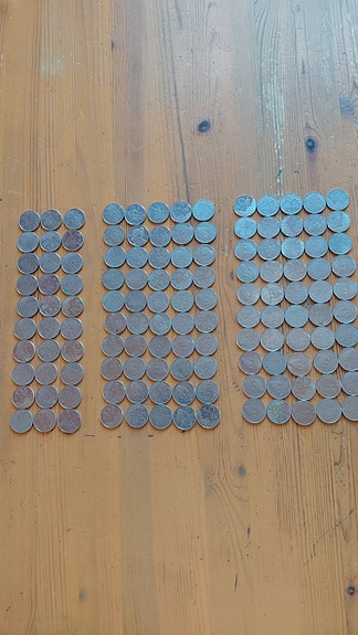 Suomen 50 pennin kolikot 1990 luku 130kpl