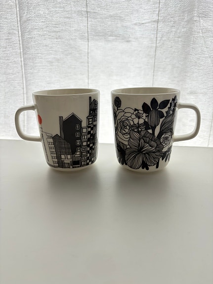 Marimekko siirtolapuutarha mukit