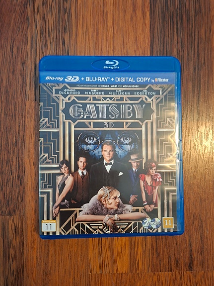 The Great Gatsby Blu-ray 3D -elokuva