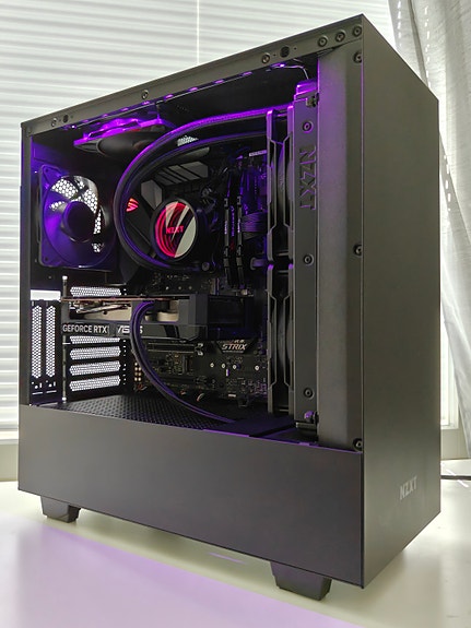 Pelitietokone (ei näytönohjainta) Ryzen 5 5500, 16GB DDR4, ROG B450-F, WIFI/BT