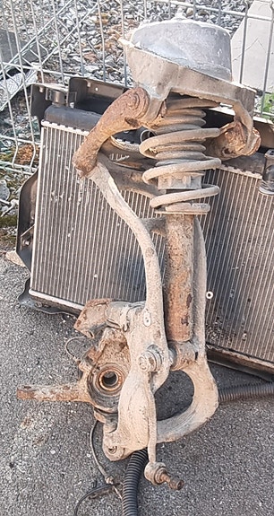 Peugeot 407 etutolppa sähköiskarilla