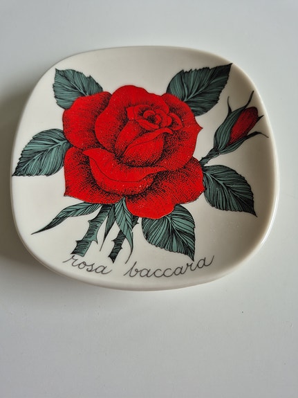 Arabia Rosa Baccara seinälautanen