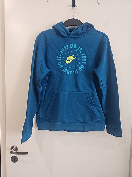 Nike turkoosi huppari XL