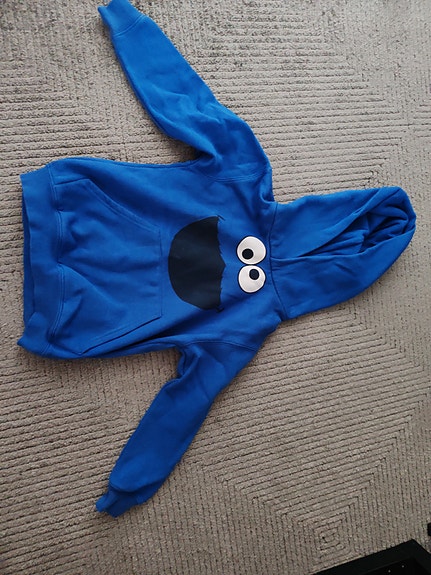 Cookie Monster huppari 116 koko