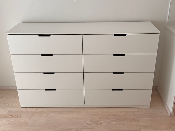 Ikea Nordli lipasto 8 laatikkoa