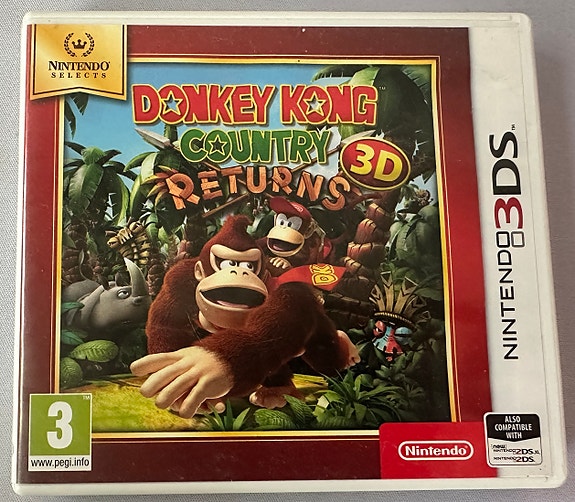 Nintendo 3DS Donkey Kong Country Returns 3D + Zelda Tri Force Heroes pelit