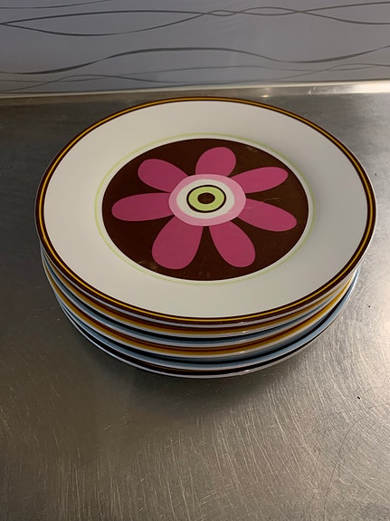 Leipälautaset kukka