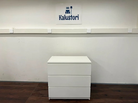 Ikea Malm Lipasto 3 Laatikkoa valkoinen