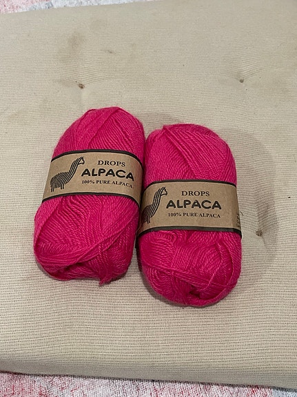 Drops Alpaca lanka pinkki 100 % alpakka