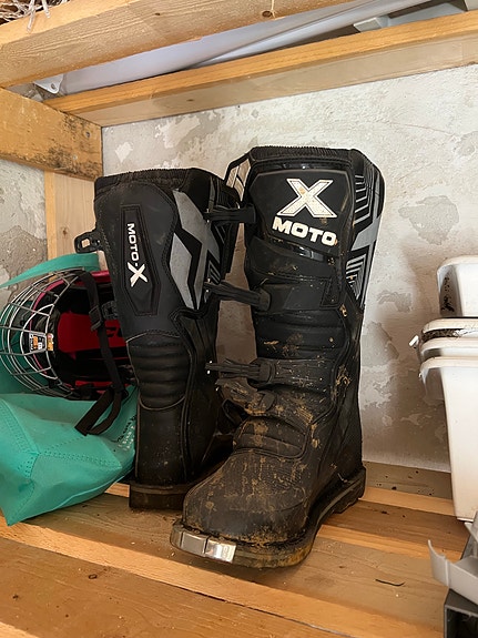 X Moto crossisaappaat musta 45