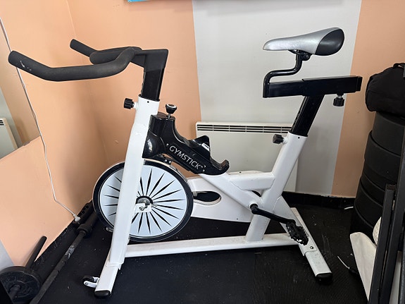 Gymstick kuntopyörä / spinningpyörä valkoinen