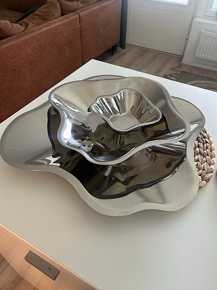 Iittala aalto teräskulho/-vati setti