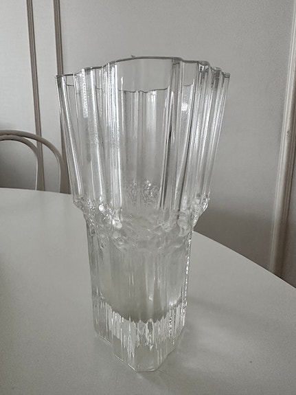Iittala Pallas-lasimaljakko kirkas, loistokunto, vintage