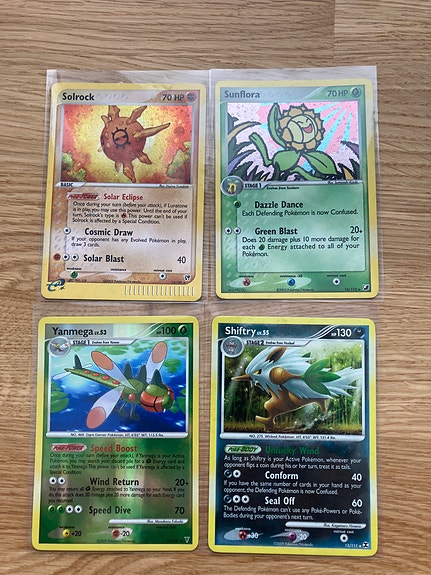 Vintage Pokemon kortteja, NM ja EX kuntoisia