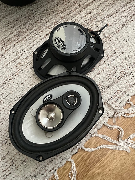 Spl dynamics 6x9” 3-tie kaiuttimet