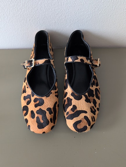 Nahkaiset ballerinat koko 39
