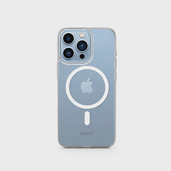Epico Mag+ Hero, iPhone 13 Pro Max -suojakuori, Läpinäkyvä