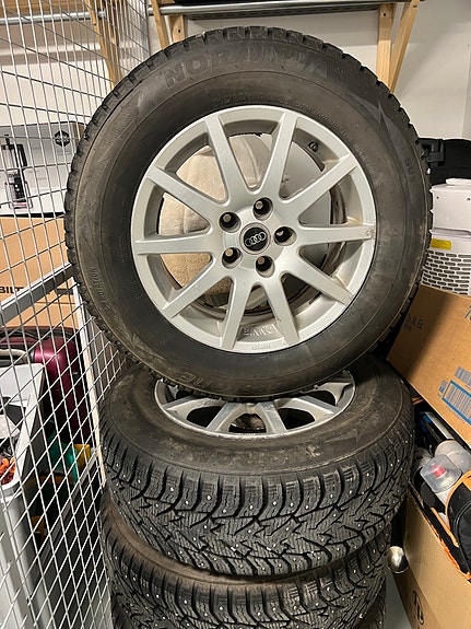 Audi/vw talvirenkaat vanteilla