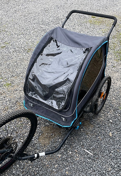 Polkupyörän perävaunu, 1–2 lapselle