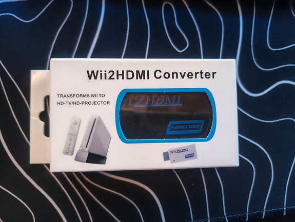 Wii Hdmi Adapter Musta (Uusi)