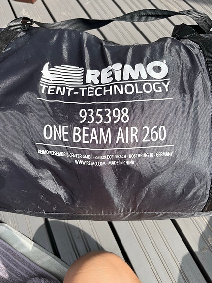 Reimo One Beam Air 260 etuteltta asunto vaunuun