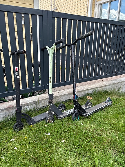 Temppupotkulauta / scootti, 3 kpl