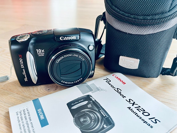 Canon PowerShot SX120 IS – kuin uusi