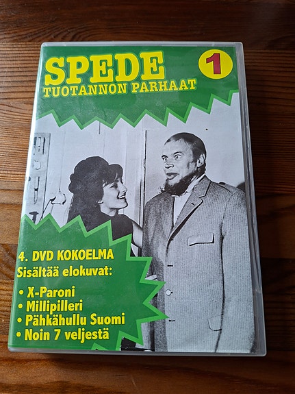Spede tuotannon parhaat 1 DVD-boksi (4 elokuvaa)