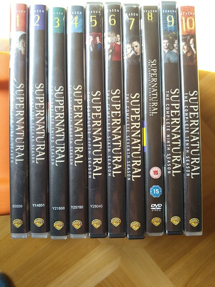 Supernatural dvd-boksit kaudet 1–10