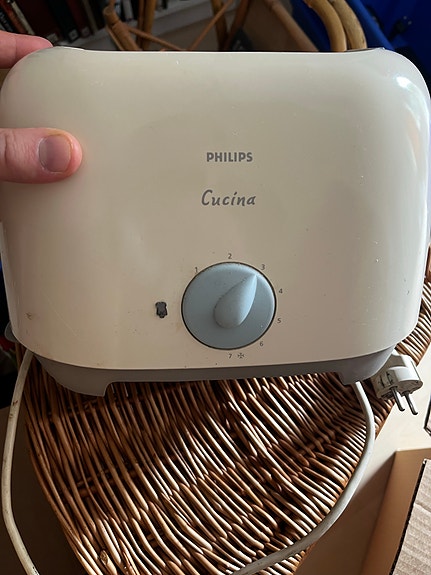 Philips Cucina leivänpaahdin valkoinen