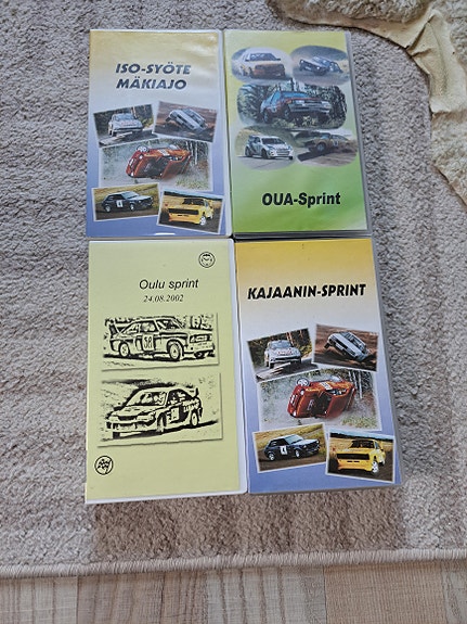 Ralli VHS videoita 4