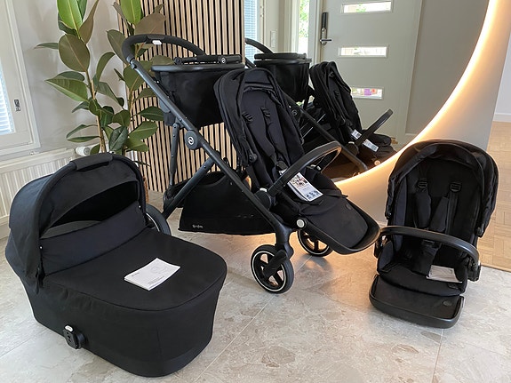 Cybex Gazelle S rattaat + sisaristuin + vaunukoppa