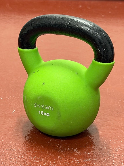Varattu - Kahvakuula 16 kg vihreä / steam