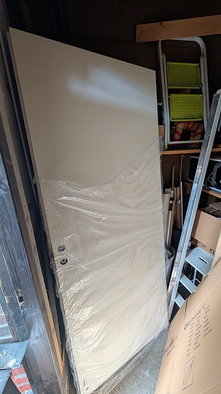 Valkoinen väliovi M9x21 oikea
