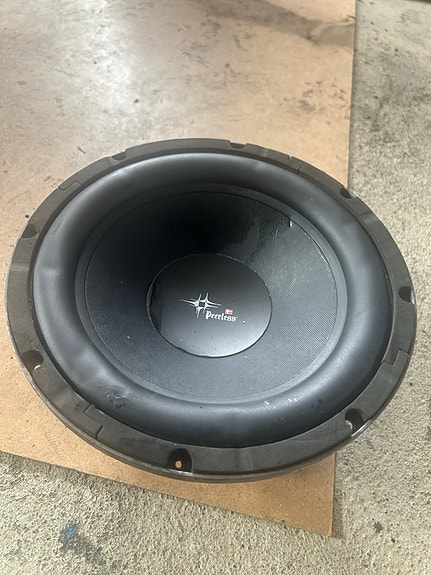 Peerless 12” subwoofer