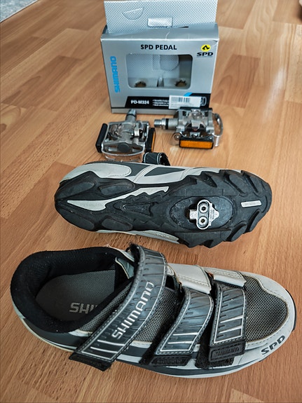 Shimano SPD pyöräilykengät ja pedaalit