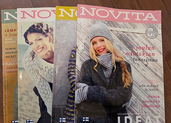 Novita käsityölehdet vk. 2013, 4 kpl