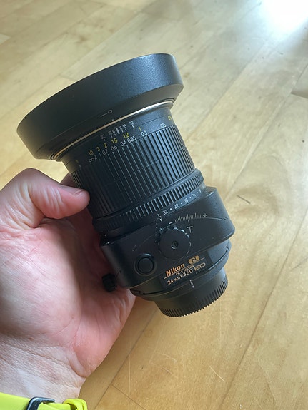 Nikon PC-E Nikkor 24mm f/3.5D ED objektiivi