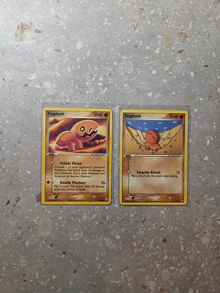Trapinch x 2 - Pokemon, EX Legend Maker & EX Power Keepers