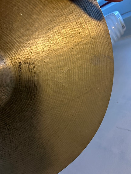 Vintage Paiste Formula 602 ride-symbaali 20"