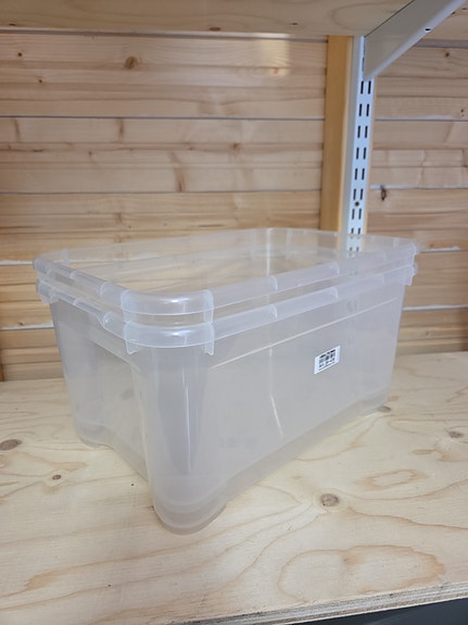 2x Biltema säilytyslaatikko 37x26x19 muovinen