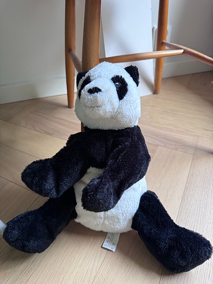 Ikea panda ja kilpikonna pehmolelut