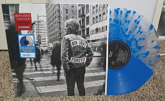 Bon Jovi - Forever - Exclusive Blue & Clear Split Limited Edition Vinyl