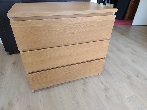 Ikea Malm lipasto tammi