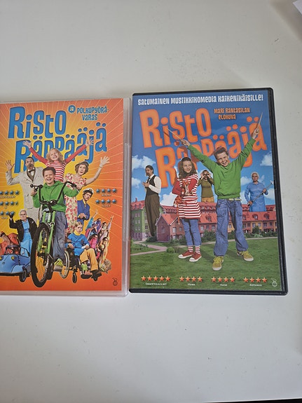 Risto Räppääjä DVD-elokuvat 2 kpl