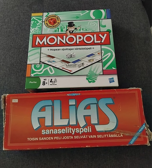 Monopoly ja alias pelit