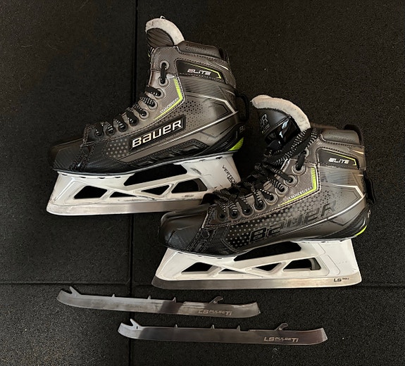 Bauer Elite maalivahdin luistimet, koko 6.5, Fit2
