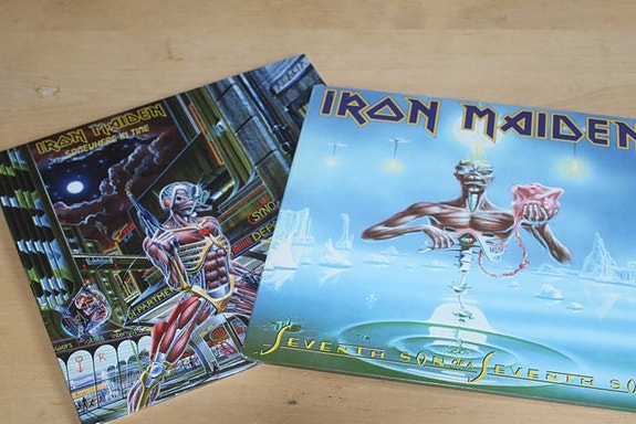 Iron Maiden - Somewhere in Time + Seventh Son of a Seventh Son - LP-albumit